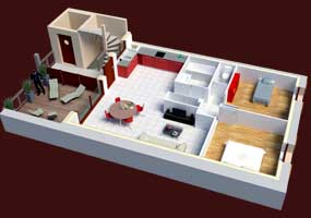 Vue immobilière